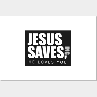 Jesus Saves The Office Posters and Art